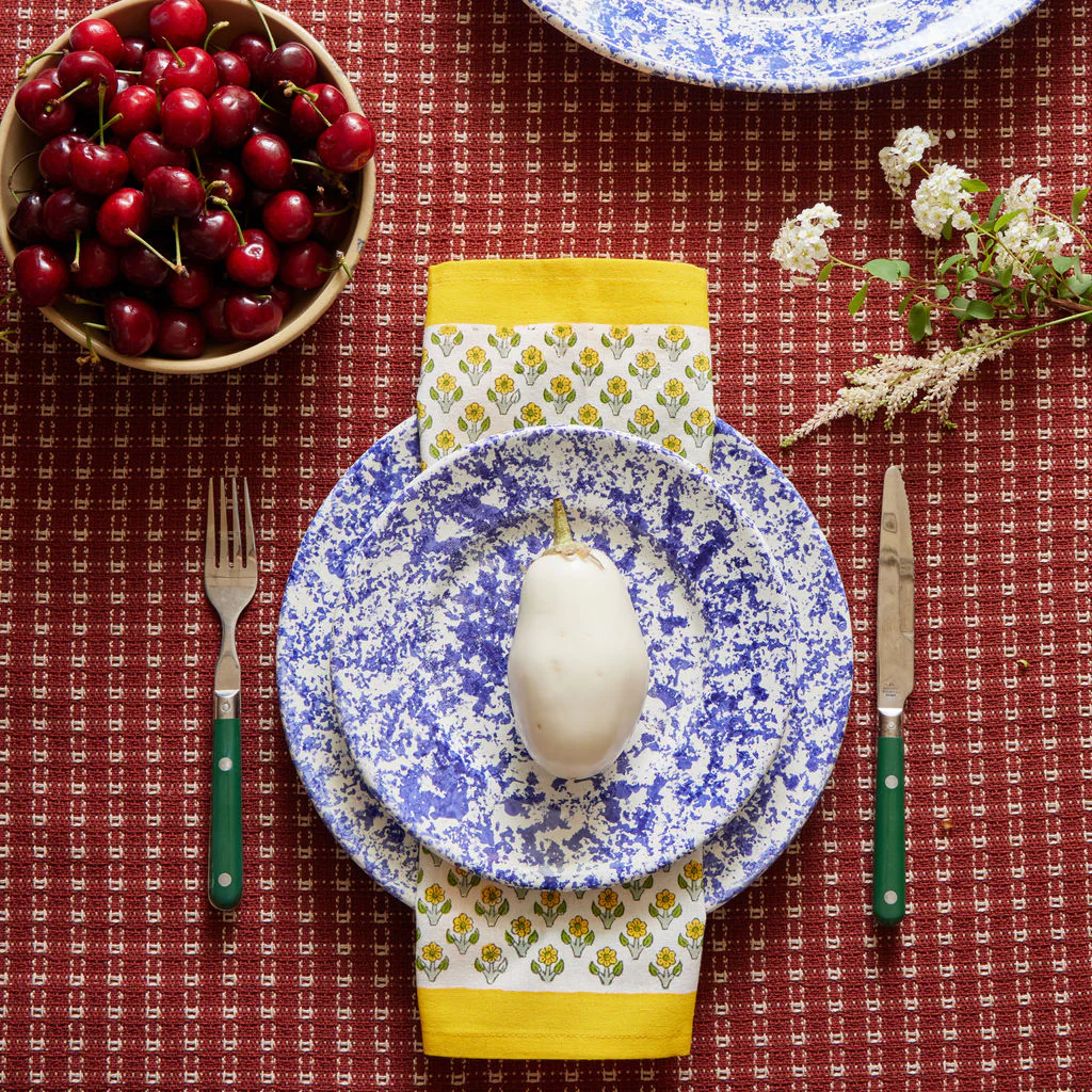 Gable Spongeware Dinner Plate - Image 4