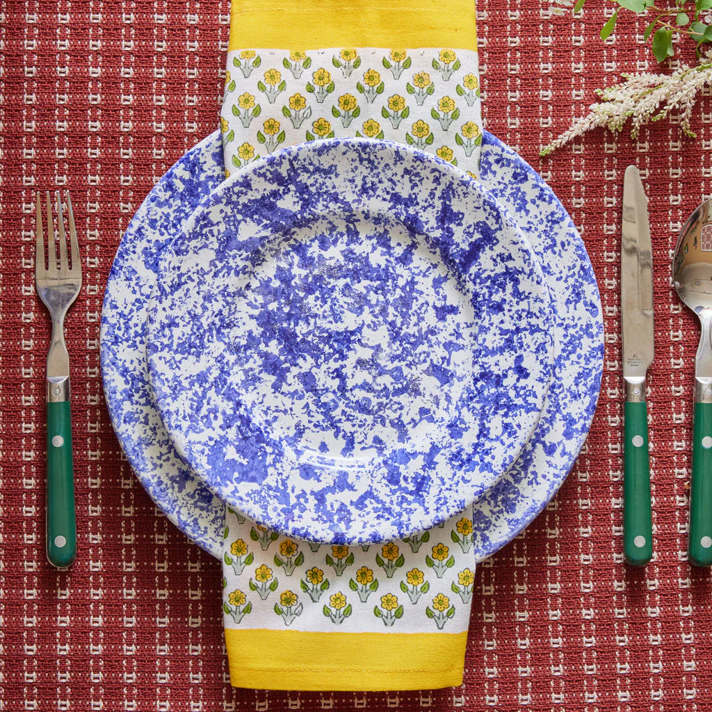 Yellow Dainty Floral Napkin Set - Image 4
