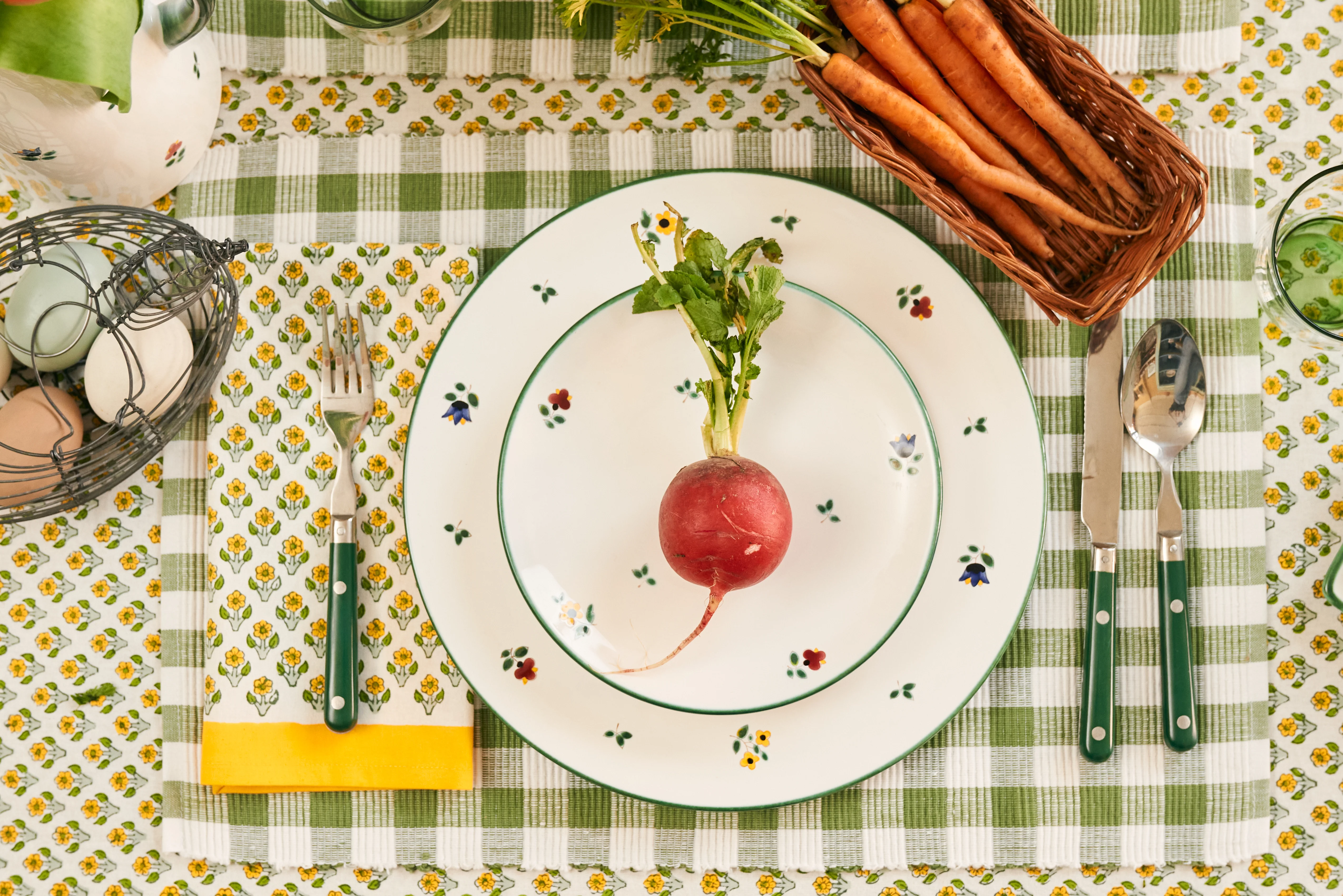 Yellow Dainty Floral Tablecloth - Image 5